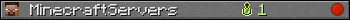 MinecraftServers userbar 350x20