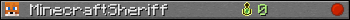 MinecraftSheriff userbar 350x20