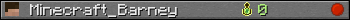 Minecraft_Barney userbar 350x20