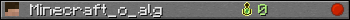 Minecraft_o_alg userbar 350x20