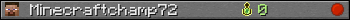 Minecraftchamp72 userbar 350x20