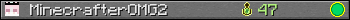 MinecrafterOMG2 userbar 350x20