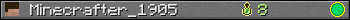 Minecrafter_1905 userbar 350x20