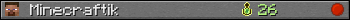 Minecraftik userbar 350x20