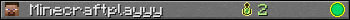 Minecraftplayyy userbar 350x20