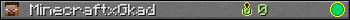 MinecraftxGkad userbar 350x20