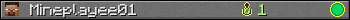 Mineplayee01 userbar 350x20