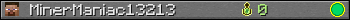 MinerManiac13213 userbar 350x20