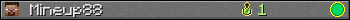 Юзербар 350x20 для Mineup88