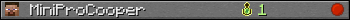 MiniProCooper userbar 350x20