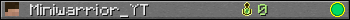 Miniwarrior_YT userbar 350x20