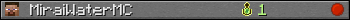 MiraiWaterMC userbar 350x20