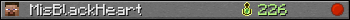 MisBlackHeart userbar 350x20