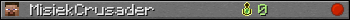 MisiekCrusader userbar 350x20