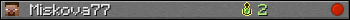 Miskova77 userbar 350x20