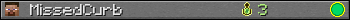 MissedCurb userbar 350x20