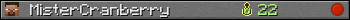 MisterCranberry userbar 350x20