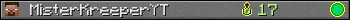 MisterKreeperYT userbar 350x20