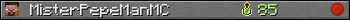 MisterPepeManMC userbar 350x20