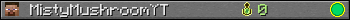 MistyMushroomYT userbar 350x20