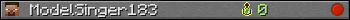 ModelSinger183 userbar 350x20