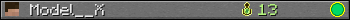 Benutzerleisten 350x20 für Model__X