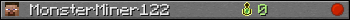 MonsterMiner122 userbar 350x20