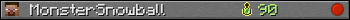 MonsterSnowball userbar 350x20