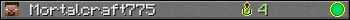 Mortalcraft775 userbar 350x20