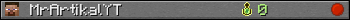 MrArtikalYT userbar 350x20