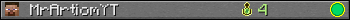 MrArtiomYT userbar 350x20