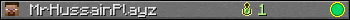 MrHussainPlayz userbar 350x20