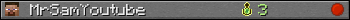 MrSamYoutube userbar 350x20