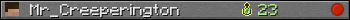 Mr_Creeperington userbar 350x20