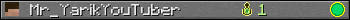 Mr_YarikYouTuber userbar 350x20