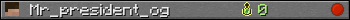 Mr_president_og userbar 350x20