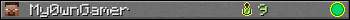 My0wnGamer userbar 350x20