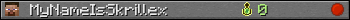 MyNameIsSkrillex userbar 350x20