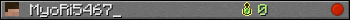 Benutzerleisten 350x20 für MyoRi5467_