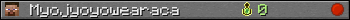 Myojyoyowearaca userbar 350x20