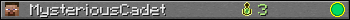 MysteriousCadet userbar 350x20