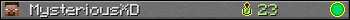 MysteriousXD userbar 350x20