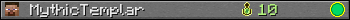 MythicTemplar userbar 350x20