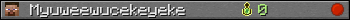 Myuweewucekeyeke userbar 350x20