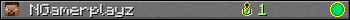 Benutzerleisten 350x20 für NGamerplayz