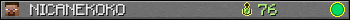 NICANEKOKO userbar 350x20