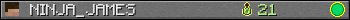 NINJA_JAMES userbar 350x20