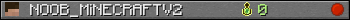 NOOB_MiNECRAFTV2 userbar 350x20