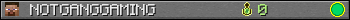 NOTGANGGAMING userbar 350x20