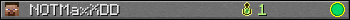 NOTMaxXDD userbar 350x20